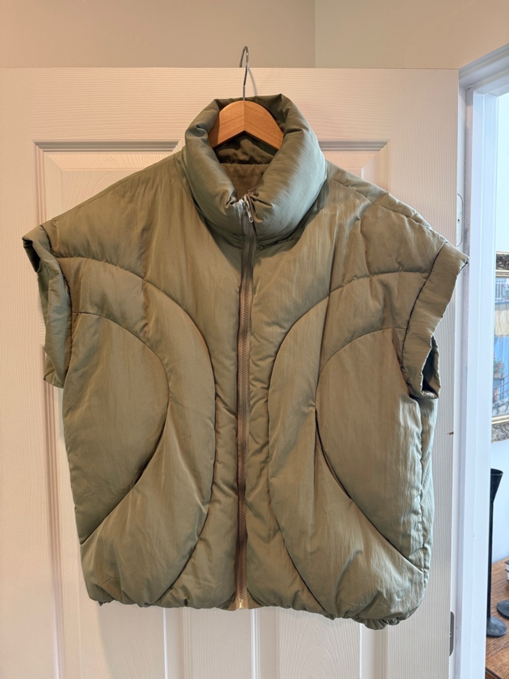 storets Green Puffer Vest